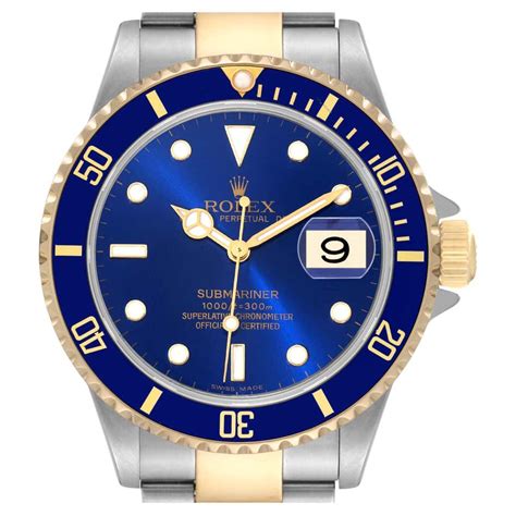 rolex 16613-t ghiera|rolex 16613 blue for sale.